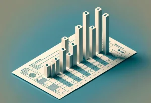 Abstract paycheck with partitioned segments for budgeting strategy